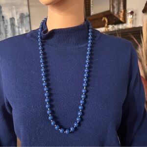 Blue Beaded Necklace